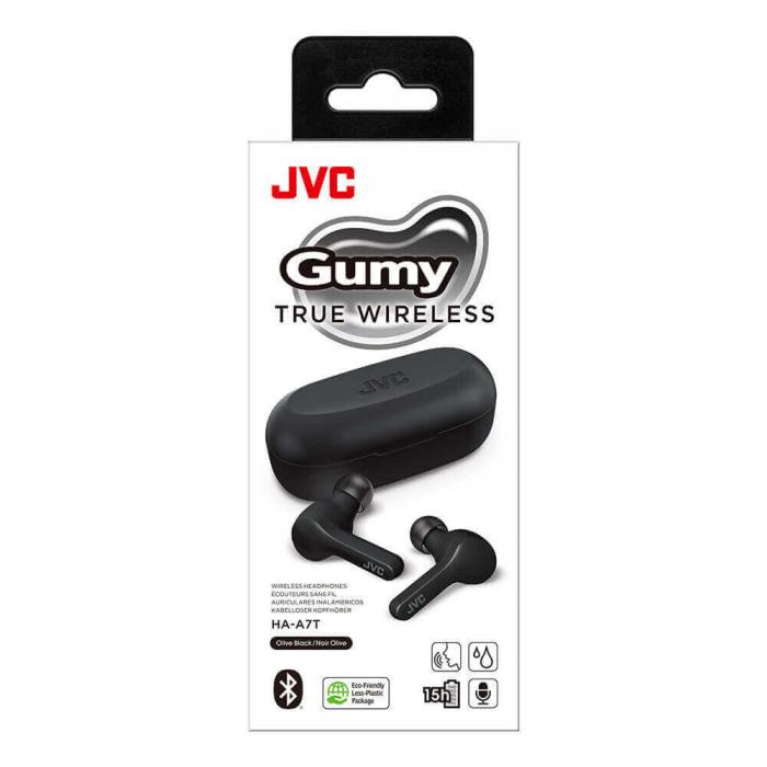 JVC - JVC Hrlur In-Ear True Wireless Gumy HA-A7T Svart