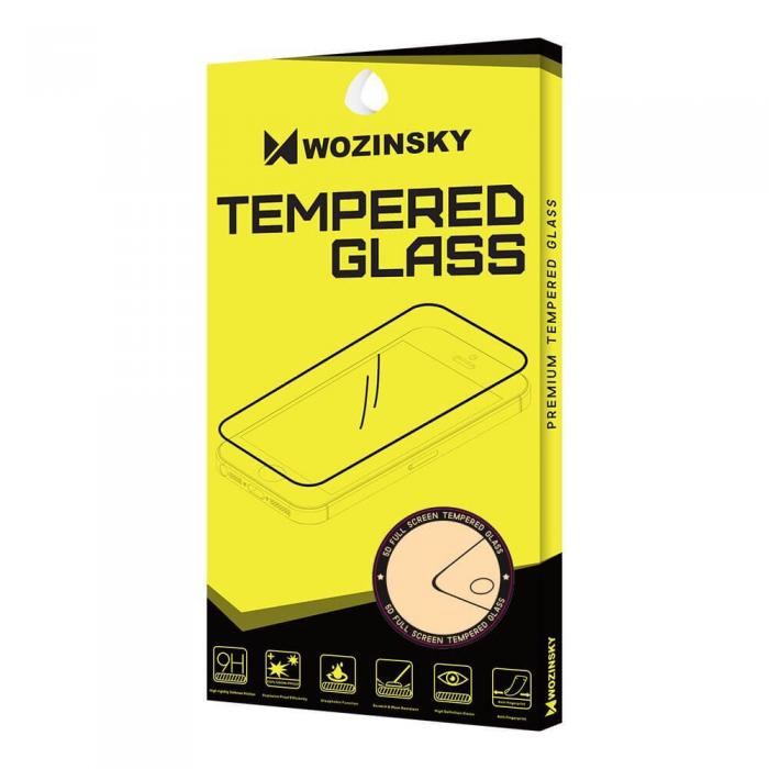 Wozinsky - Wozinsky Full Glue Hrdat Glas Skrmskydd iPhone 12 & 12 Pro Svart
