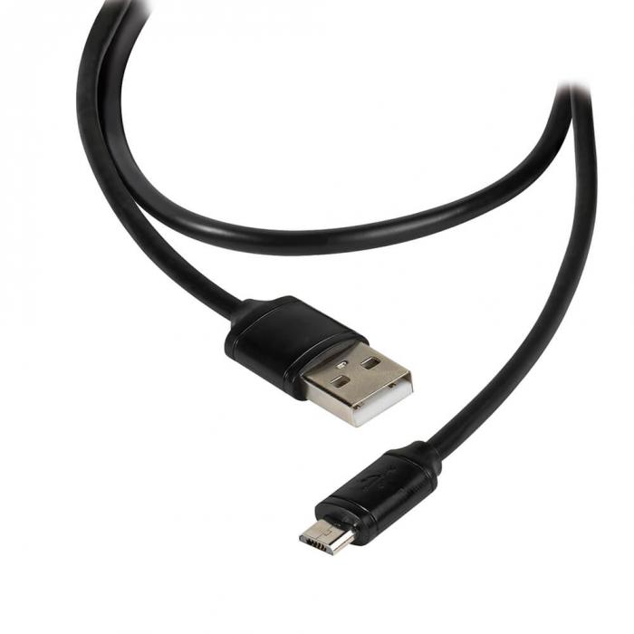 UTGATT1 - Vivanco Micro-USB Sync-laddkabel 2m - Svart