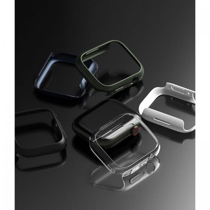 UTGATT5 - Ringke Slim 2-Pack Skal Apple Watch 7 (41 mm) - Transparent Plus Vit