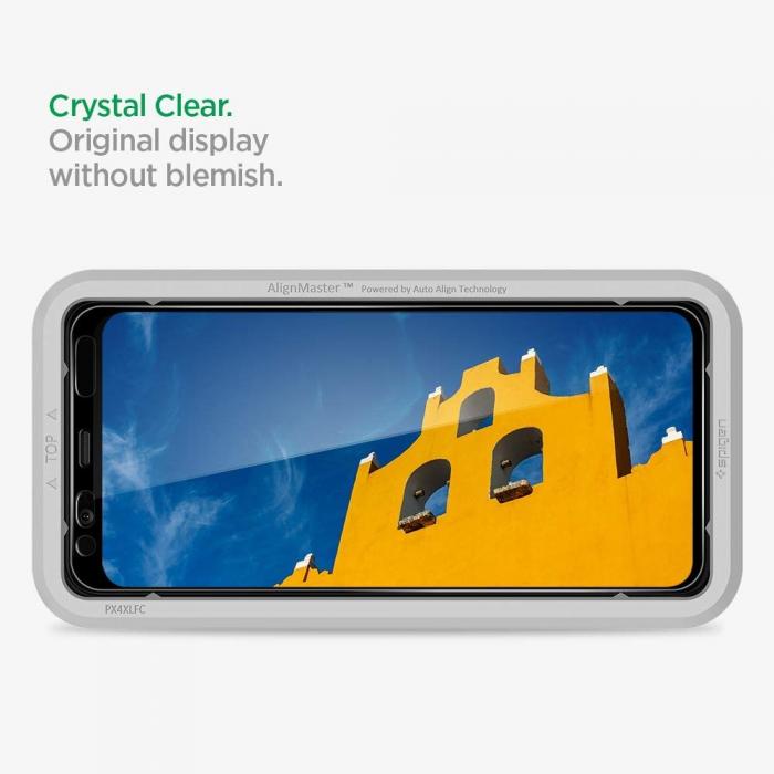 UTGATT5 - Spigen Hrdat Glas (Alm) Fc Google Pixel 4 Svart