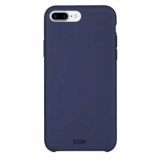 SiGN - SiGN iPhone 7/8 Plus Skal Liquid Silicone - Blå