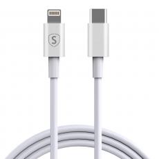 SiGN - SiGN USB-C till Lightning Kabel 20W, 2m - Vit