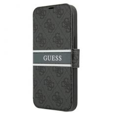 Guess - Guess 4G Stripe Fodral iPhone 13 mini - Grå