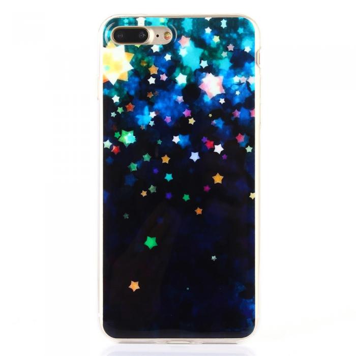 UTGATT5 - TPU Mobilskal iPhone 7 Plus - Colorful Stars