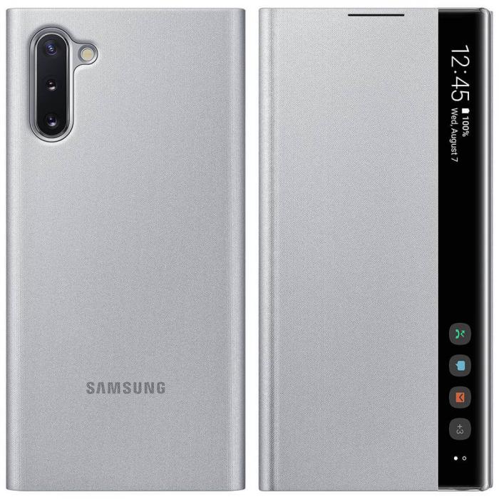 UTGATT5 - Samsung Clear View skal Galaxy Note 10 Silver