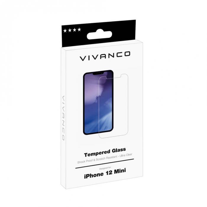 UTGATT1 - Vivanco Skyddsglas 9H iPhone 12 Mini