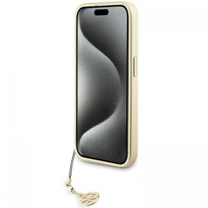 Guess - Guess iPhone 15 Pro Mobilskal 4G Charms Collection - Gr