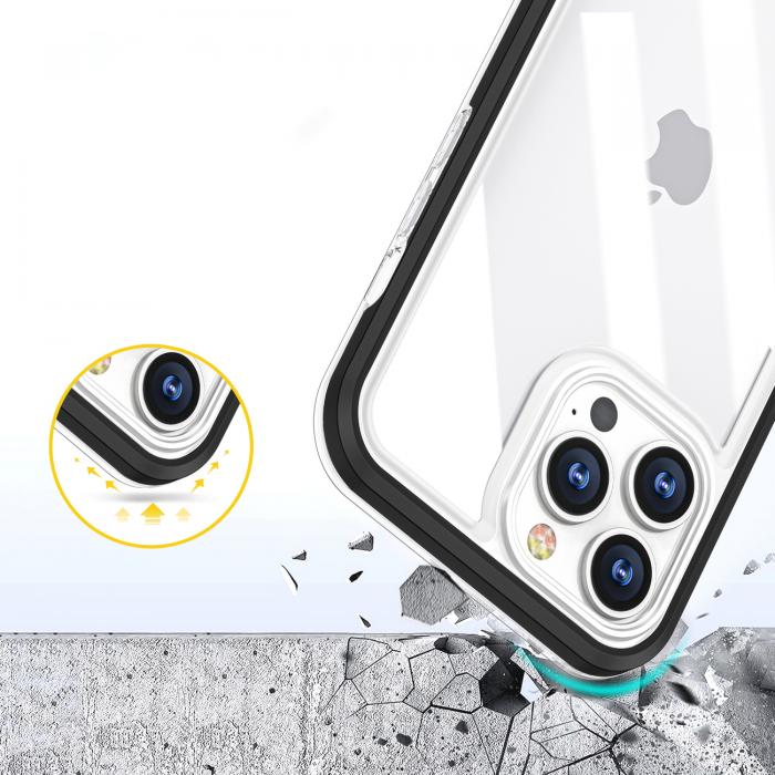 OEM - iPhone 13 Pro Max Skal Clear 3in1 - Svart