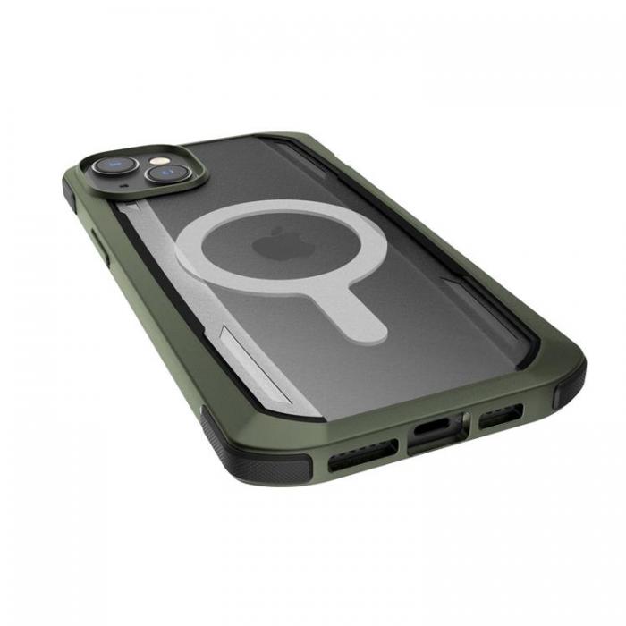 Raptic - Raptic iPhone 14 Plus Skal Magsafe Secure Armored - Grn