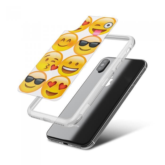 UTGATT5 - Fashion mobilskal till Apple iPhone X - Emoji - Smileys