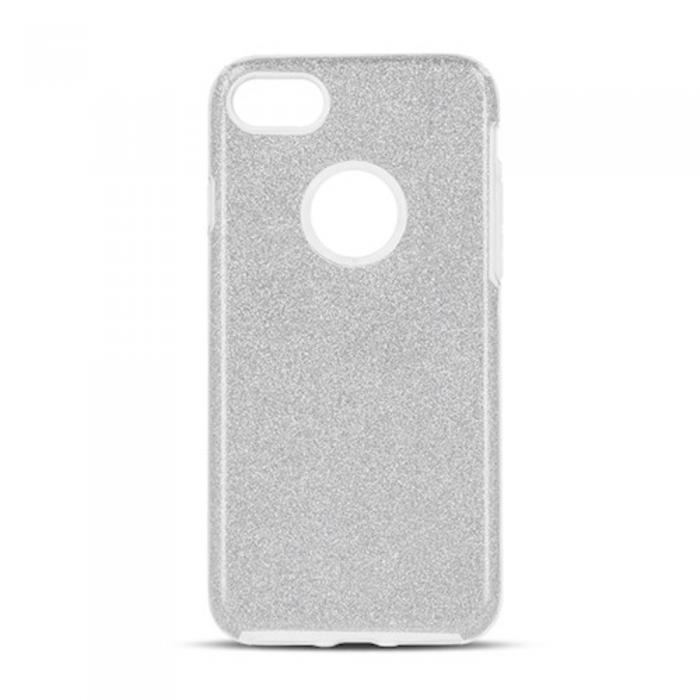 OEM - Skal 3-i-1 Glittrigt till iPhone XR - Silver