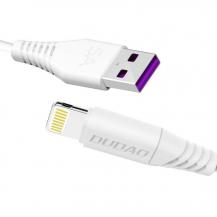 Dudao - Dudao USB/lightning snabb laddningsKabel 5A 1m Vit L2L 1m Vit
