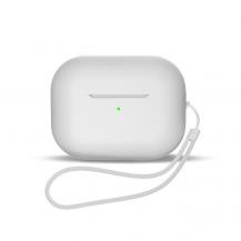 A-One Brand - AirPods 1/2 Skal Silikon med Handledsrem - Vit