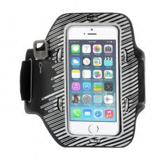 A-One Brand - Armband med blinkande lampor till Apple iPhone 5S/5/5C - Vit