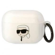 KARL LAGERFELD - KARL LAGERFELD AirPods Pro Skal Karl`s Head - Transparent