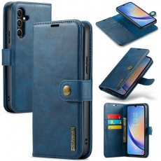 DG.MING - DG.MING Galaxy A34 5G Plånboksfodral Äkta Läder 2in1 - Blå