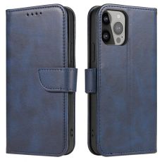 OEM - iPhone 15 Plus Plånboksfodral Magnet Stativ - Blå