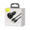 BASEUS - Baseus Superme Billaddare USB Till USB-C 100W Typ-C Kabel 1m - Svart