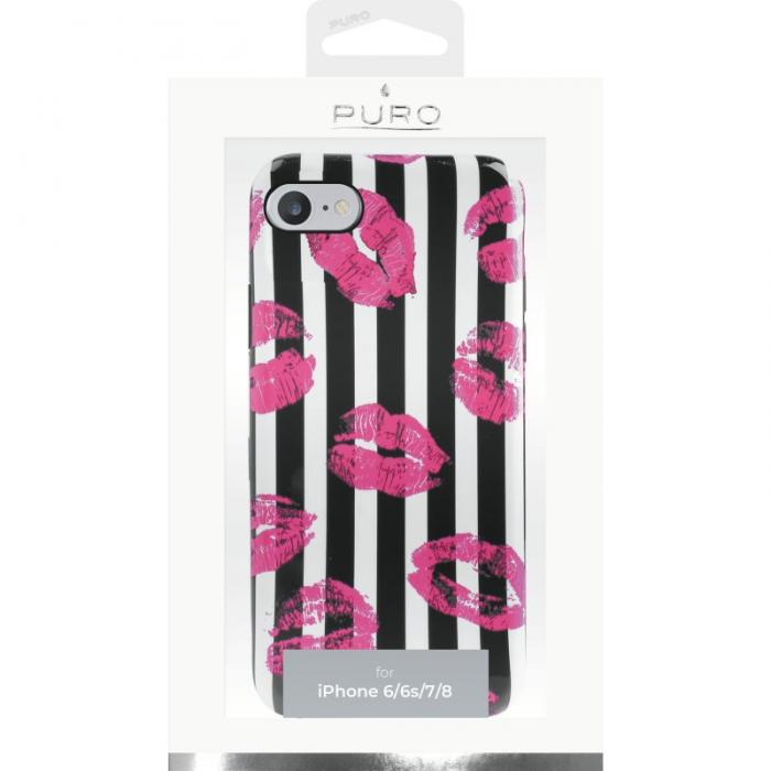 UTGATT5 - Puro - Miami Stripes Kiss Cover iPhone 6/7/8/SE 2020