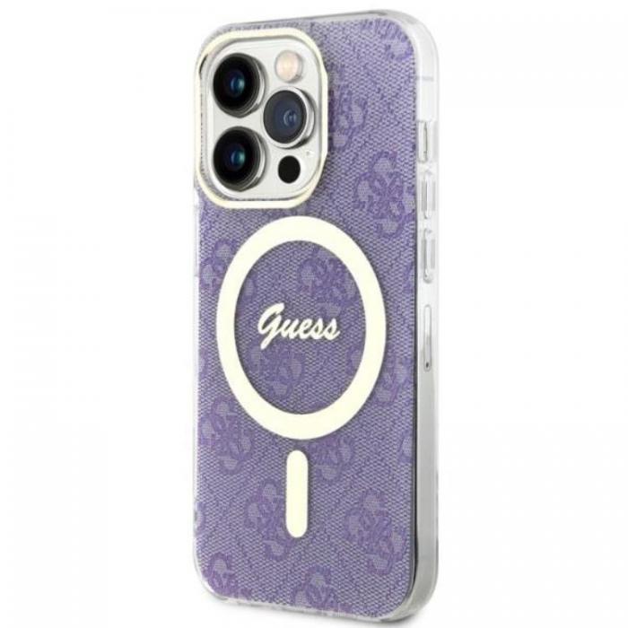 Guess - Guess iPhone 14 Pro Mobilskal MagSafe 4G - Lila