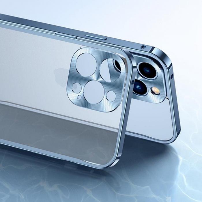 A-One Brand - iPhone 13 Pro Skal Metall Slim - Blå