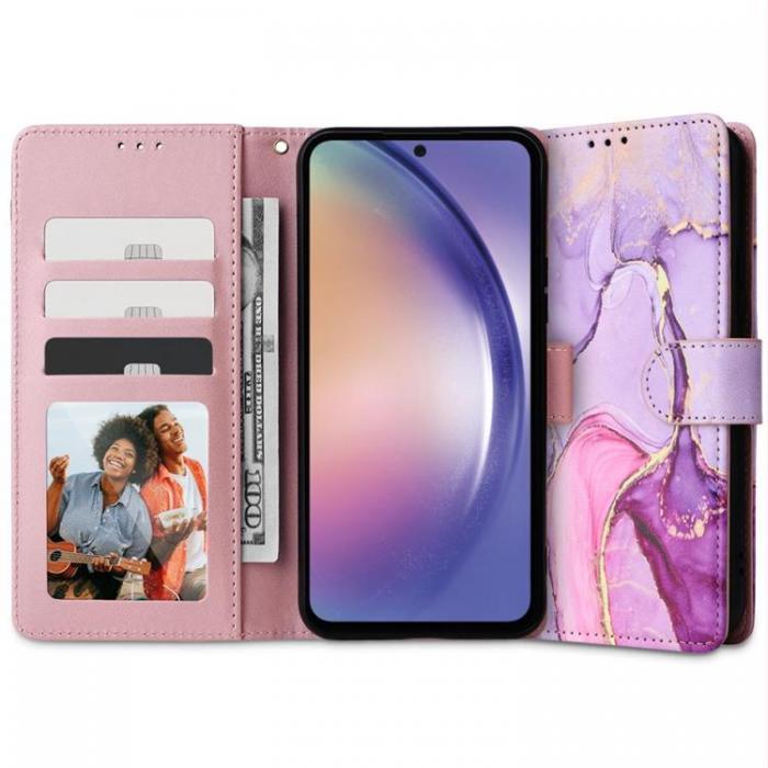 Tech-Protect - Tech-Protect Galaxy A34 5G Plnboksfodral - Marble