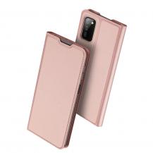 Dux Ducis - Dux Ducis Skinpro Plånboksfodral Galaxy A03S - Rosa Guld