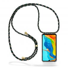 Boom of Sweden - Boom Huawei P30 Lite mobilhalsband skal - Green Camo Cord