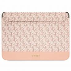 Guess - Guess Datorfodral 14'' GCube Stripes - Rosa