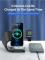 A-One Brand - [3in1] Magsafe Trdls laddare iPhone - Apple Watch - AirPods - Metal Svart