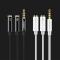 Ugreen - Ugreen Kabel Mini Jack 3.5 mm Till 2 x Mini Jack 3.5 mm 20cm - Vit