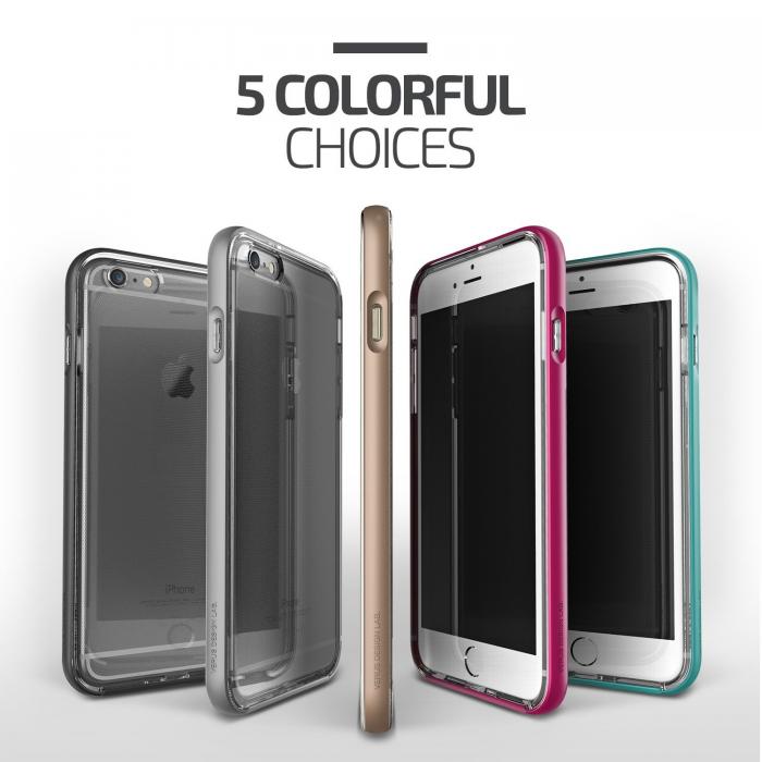 UTGATT1 - Verus Crystal Bumper Skal till Apple iPhone 6/6S - Hot Pink