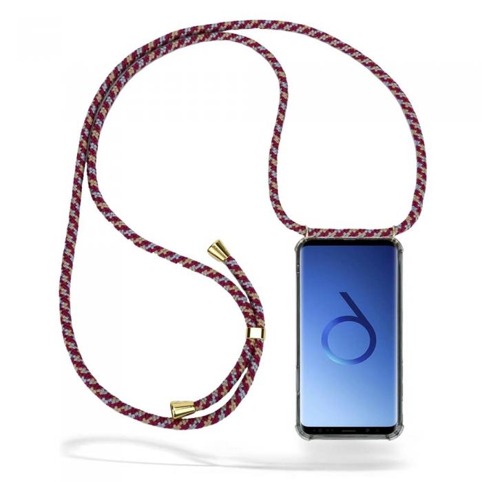 UTGATT1 - Boom Galaxy S9 mobilhalsband skal - Red Camo Cord