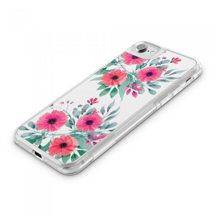 UTGATT5 - Fashion mobilskal till Apple iPhone 7 - Rosa buketter