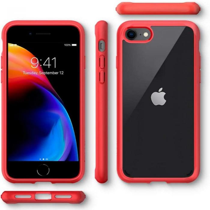UTGATT5 - Spigen Ultra Hybrid iPhone 7/8/SE 2020 Red