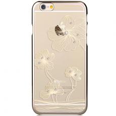 Comma - Comma BaksideSkal till Apple iPhone 6 / 6S - Guld Blommor