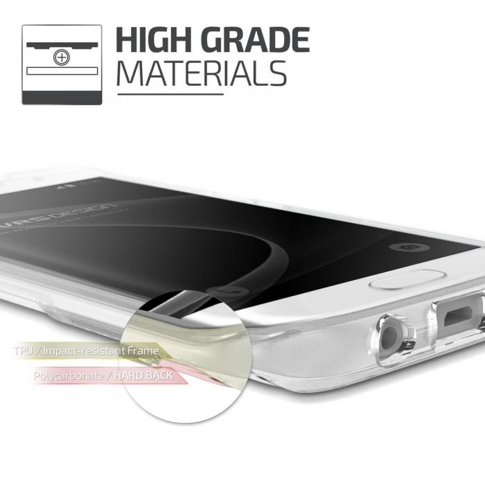 VERUS - Verus Shine Guard Skal till Samsung Galaxy S7 Edge - Clear