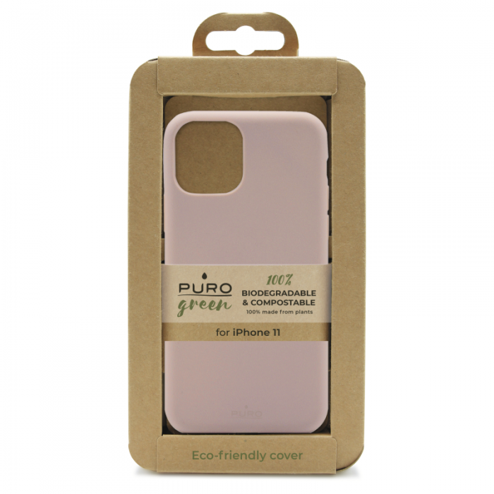 UTGATT1 - Puro Biodegradable Och Compostable Skal iPhone 12 Mini - Rosa