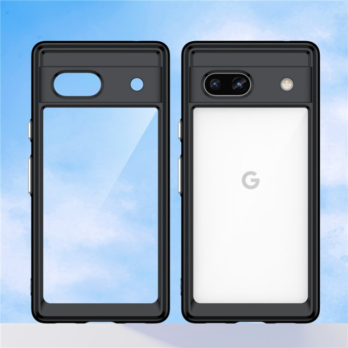 A-One Brand - Google Pixel 7a Mobilskal Acrylic Shockproof TPU - Svart