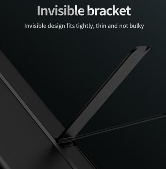 A-One Brand - Galaxy Z Fold 5 Mobilskal Rubberized Kickstand - Svart