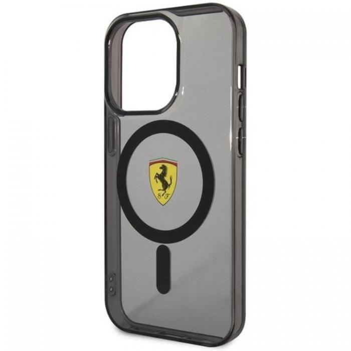 Ferrari - Ferrari iPhone 14 Pro Max Mobilskal Magsafe Translucent - Svart