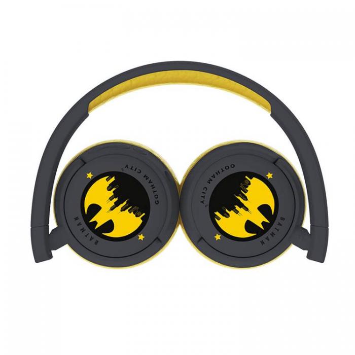 BATMAN - BATMAN Hrlur On-Ear Junior Trdls - Svart/Gul