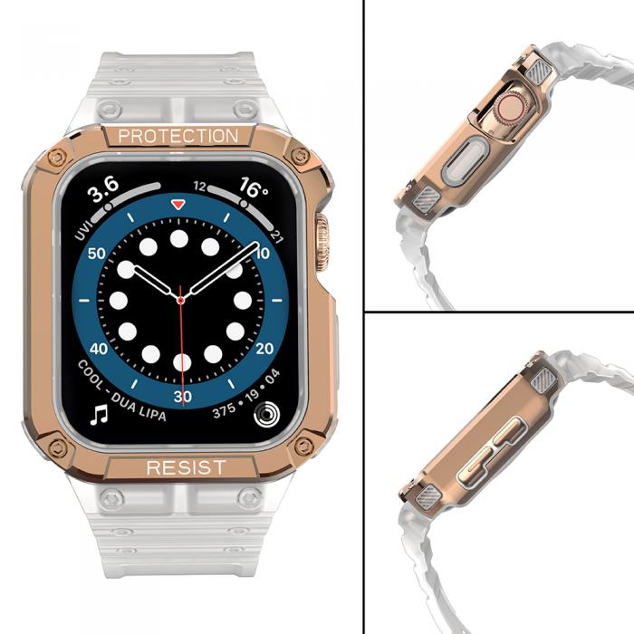 UTGATT1 - Armband kompatibelt med Apple Watch 4/5/6/7/SE (40/41/38mm) Rosa