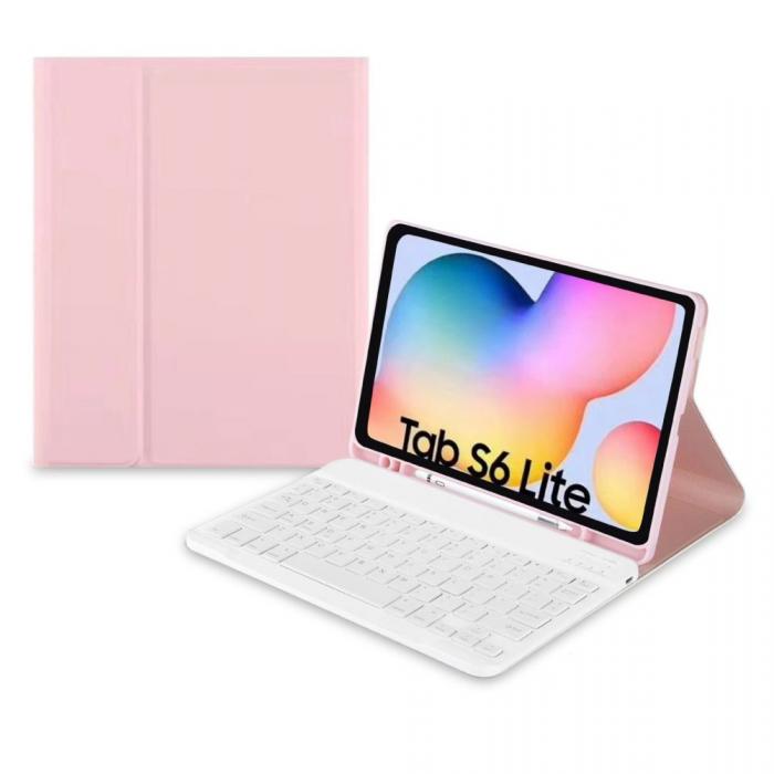 Tech-Protect - Galaxy Tab S6 Lite (2020/2022) Fodral med Tangentbord - Rosa