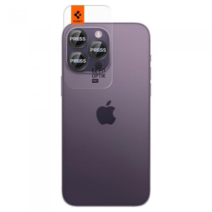 Spigen - Spigen [2-PACK] iPhone 14 Pro/14 Pro Max Kameralinsskydd i Hrdat Glas