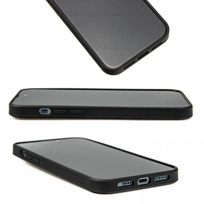 Bewood - Bewood iPhone 14 MagSafe Mobilskal Wood Resin - Bl/Svart