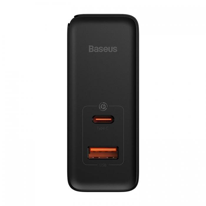 BASEUS - Baseus GaN5 Vggladdare USB Till Typ-C 100W - Svart