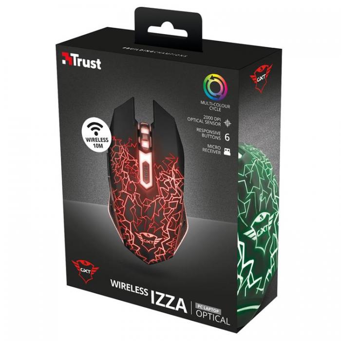 UTGATT5 - TRUST GXT 107 Izza Wireless Gaming Mouse