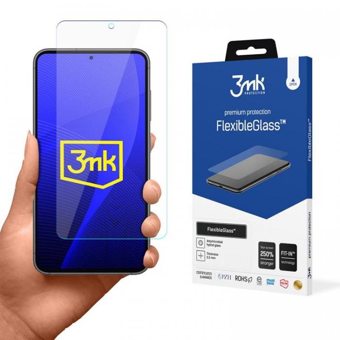 3MK - 3MK Galaxy S23 Plus Skrmskydd i Hrdat glas Flexible